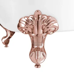 Victorian Plumbing Earl 1750 Double Ended Roll Top Slipper Bath + Rose Gold Leg Set 7 Victorian Plumbing Earl 1750 Double Ended Roll Top Slipper Bath + Rose Gold Leg Set -Croydex shop rgearl1750b d1