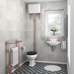 Chatsworth Rose Gold High Level Traditional Toilet