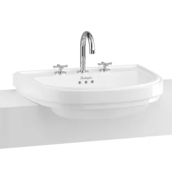 Urlington Bathroom Burlington Riviera 580mm Semi-Recessed Basin