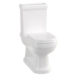 Urlington Bathroom Burlington Riviera Close Coupled BTW Toilet With Soft Close Seat -Croydex shop rivccbtw d4