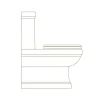 Urlington Bathroom Burlington Riviera Close Coupled BTW Toilet With Soft Close Seat 1 Urlington Bathroom Burlington Riviera Close Coupled BTW Toilet With Soft Close Seat -Croydex shop rivccbtw d5