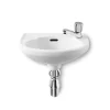 Roca Laura 350 X 225mm Wall-hung Basin 1TH R/H -Croydex shop rocalaura350x225mmwallhungvitreouschinabasin1thrh325316005l