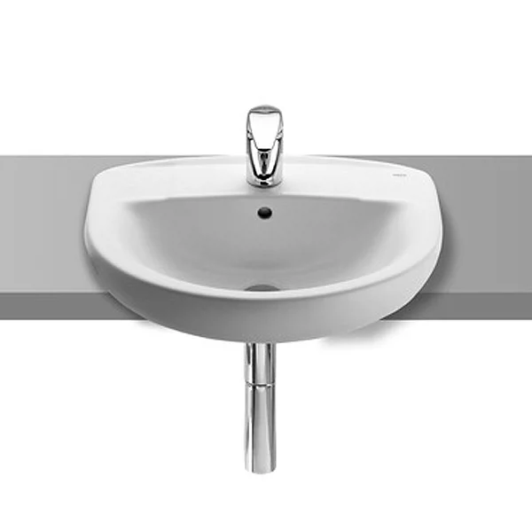 Roca Laura 510 X 400mm Semi-recessed Basin 3 Roca Laura 510 X 400mm Semi-recessed Basin