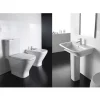 Roca - The Gap 4 Piece Bathroom Suite - Close Coupled WC & Basin With Pedestal -Croydex shop rocathegap4piecebathroomsuitedetail