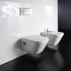 Roca - The Gap Wall Hung WC Pan With Soft-close Seat