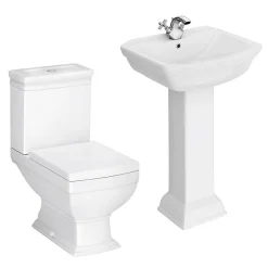 Victorian Plumbing Rydal 4-Piece Traditional Bathroom Suite