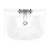 Victorian Plumbing Rydal Traditional Basin + Pedestal (1 Tap Hole) -Croydex shop rydbp d4