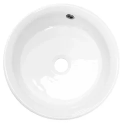 Victorian Plumbing Sahara 405mm Round Counter Top Basin 0TH -Croydex shop sahararoundcountertopbasind1