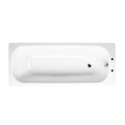 Aurora 1400 X 700mm 2TH Steel Enamel Bath