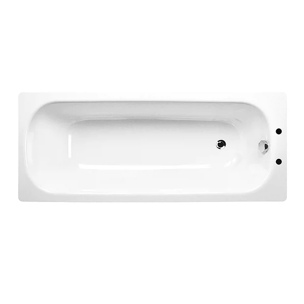 Aurora 1700 X 700mm 2TH Steel Enamel Bath 3 Aurora 1700 X 700mm 2TH Steel Enamel Bath