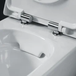 Geberit Selnova Square Rimless Close Coupled Toilet + Soft Close Seat -Croydex shop selsqccwc d2