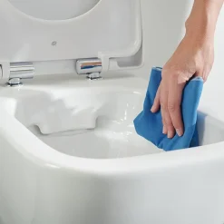 Geberit Selnova Square Rimless Wall Hung Pan + Soft Close Seat -Croydex shop selsqwhwc d2