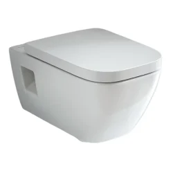 Geberit Selnova Square Rimless Wall Hung Pan + Soft Close Seat