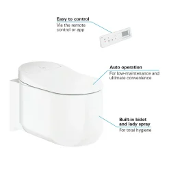 Grohe Rapid SLX 1.13m Frame / Sensia Arena Smart Complete WC 5 In 1 Pack + FREE TOILET ROLL HOLDER 11 Grohe Rapid SLX 1.13m Frame / Sensia Arena Smart Complete WC 5 In 1 Pack + FREE TOILET ROLL HOLDER -Croydex shop sens5in1 d3