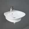 RAK Ceramic RAK Sensation 55cm 1TH Wall Hung Basin -Croydex shop senwb5001awha l 1