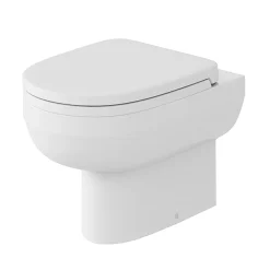 Victorian Plumbing Sofia Back To Wall Toilet Pan + Soft Close Seat -Croydex shop sfbtw d1