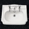 Silverdale Bathroom Silverdale Balasani Traditional Inset Basin - 520mm Wide -Croydex shop silverdalebalasaniinsetbasin520mmwidel