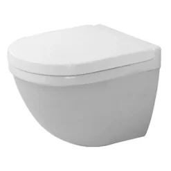 Duravit Starck 3 Compact HygieneGlaze Durafix Wall Hung Toilet + Seat
