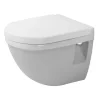 Duravit Starck 3 Compact HygieneGlaze Wall Hung Toilet Pan + Seat 1 Duravit Starck 3 Compact HygieneGlaze Wall Hung Toilet Pan + Seat -Croydex shop skscwhss l