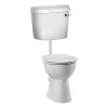 VitrA - S-Line Low Level Toilet With Chrome Lever Flush -Croydex shop slinelow l