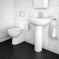 Victorian Plumbing Sofia Modern Bathroom Suite (Back To Wall) -Croydex shop sofbtw large