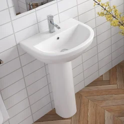Victorian Plumbing Sofia 4-Piece Modern Bathroom Suite -Croydex shop sofia basin 1