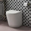 Victorian Plumbing Solace Back To Wall Toilet With Soft Close Seat + Concealed Cistern -Croydex shop solwcpakd5