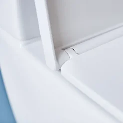 Britton Bathrooms Sphere Rimless Close Coupled Toilet + Soft Close Seat -Croydex shop sphecc d3 2