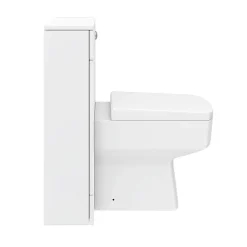 Nova Bathroom Nova High Gloss White BTW WC Unit Incl. Cistern + Square Pan W500 X D200mm 11 Nova Bathroom Nova High Gloss White BTW WC Unit Incl. Cistern + Square Pan W500 X D200mm -Croydex shop sqnovabtwunit n d2