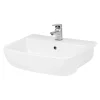 Hudson Reed Fossil 520mm Semi Recessed Basin 2 Hudson Reed Fossil 520mm Semi Recessed Basin -Croydex shop srb003 l