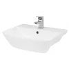 Hudson Reed Lynx 500mm Semi Recessed Basin -Croydex shop srb005 l