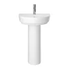 Heritage Bathroom Heritage Stamford 560mm Basin + Full Pedestal -Croydex shop st56fp1th