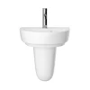 Heritage Bathroom Heritage Stamford 560mm Basin + Semi Pedestal -Croydex shop st56sp1th