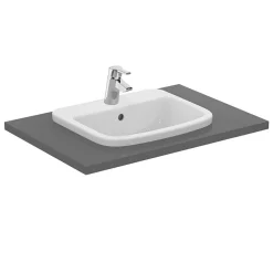 Ideal Standard Tempo 55cm 1TH Inset Countertop Basin 7 Ideal Standard Tempo 55cm 1TH Inset Countertop Basin -Croydex shop t059201 d1