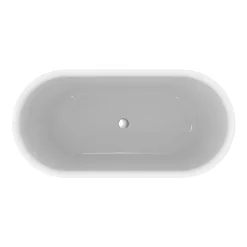 Ideal Standard Adapto 1550 X 750mm Oval Freestanding Double Ended Bath With Clicker Waste 9 Ideal Standard Adapto 1550 X 750mm Oval Freestanding Double Ended Bath With Clicker Waste -Croydex shop t465901 d1