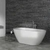 Ideal Standard Adapto 1550 X 750mm Oval Freestanding Double Ended Bath With Clicker Waste -Croydex shop t465901 d4