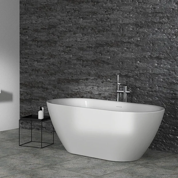 Ideal Standard Adapto 1550 X 750mm Oval Freestanding Double Ended Bath With Clicker Waste 3 Ideal Standard Adapto 1550 X 750mm Oval Freestanding Double Ended Bath With Clicker Waste