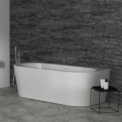 Ideal Standard Adapto 1800 X 800mm D-Shape Freestanding Bath With Clicker Waste 11 Ideal Standard Adapto 1800 X 800mm D-Shape Freestanding Bath With Clicker Waste -Croydex shop t466001 d3