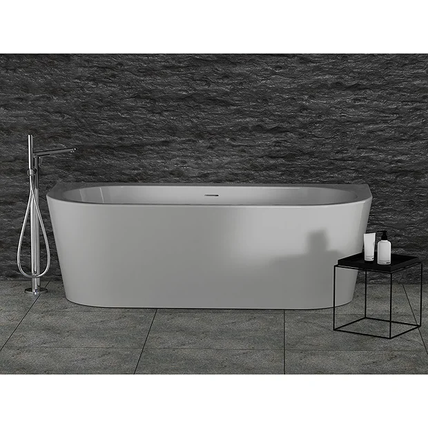 Ideal Standard Adapto 1800 X 800mm D-Shape Freestanding Bath With Clicker Waste 3 Ideal Standard Adapto 1800 X 800mm D-Shape Freestanding Bath With Clicker Waste