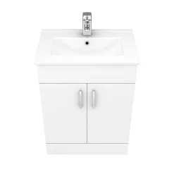 Toreno Cloakroom Suite Inc. Pro 600 Toilet (White Gloss) 12 Toreno Cloakroom Suite Inc. Pro 600 Toilet (White Gloss) -Croydex shop tcsp600 n d1