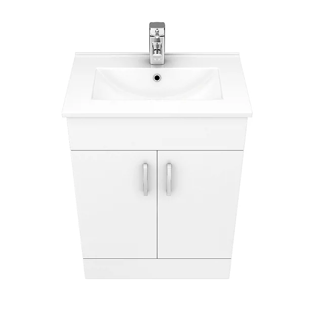 Toreno Cloakroom Suite Inc. Pro 600 Toilet (White Gloss) 7 Toreno Cloakroom Suite Inc. Pro 600 Toilet (White Gloss) - Image 5