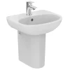 Ideal Standard Tesi 45cm 1TH Handrinse Washbasin & Semi Pedestal -Croydex shop tes45sem l