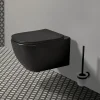Ideal Standard Tesi Silk Black AquaBlade Wall Hung WC + Soft Close Seat 2 Ideal Standard Tesi Silk Black AquaBlade Wall Hung WC + Soft Close Seat -Croydex shop tessbwhsc d6