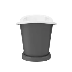 Trafalgar Grey 1685 X 745 Double Ended Slipper Roll Top Bath 11 Trafalgar Grey 1685 X 745 Double Ended Slipper Roll Top Bath -Croydex shop tgry1685nd2