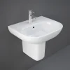 RAK Ceramic RAK Tonique 55cm 1TH Basin + Half Pedestal 2 RAK Ceramic RAK Tonique 55cm 1TH Basin + Half Pedestal -Croydex shop ton45hp l
