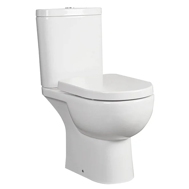 RAK Ceramic RAK Tonique Close Coupled Full Access Toilet + Soft Close Seat 4 RAK Ceramic RAK Tonique Close Coupled Full Access Toilet + Soft Close Seat - Image 2
