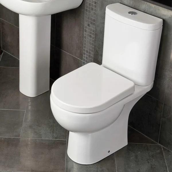 RAK Ceramic RAK Tonique Close Coupled Full Access Toilet + Soft Close Seat 3 RAK Ceramic RAK Tonique Close Coupled Full Access Toilet + Soft Close Seat