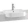 Britton Bathrooms Trim 500mm 1TH Semi-Recessed Basin -Croydex shop trim.006 d2