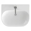 Britton Bathrooms Trim 500mm 1TH Basin With Semi Pedestal -Croydex shop trim005