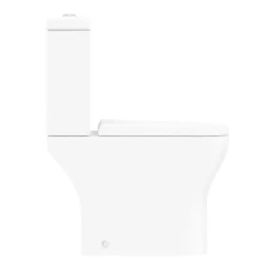 Toreno Square Rimless Close Coupled Toilet + Soft Close Seat -Croydex shop tsrwc d2